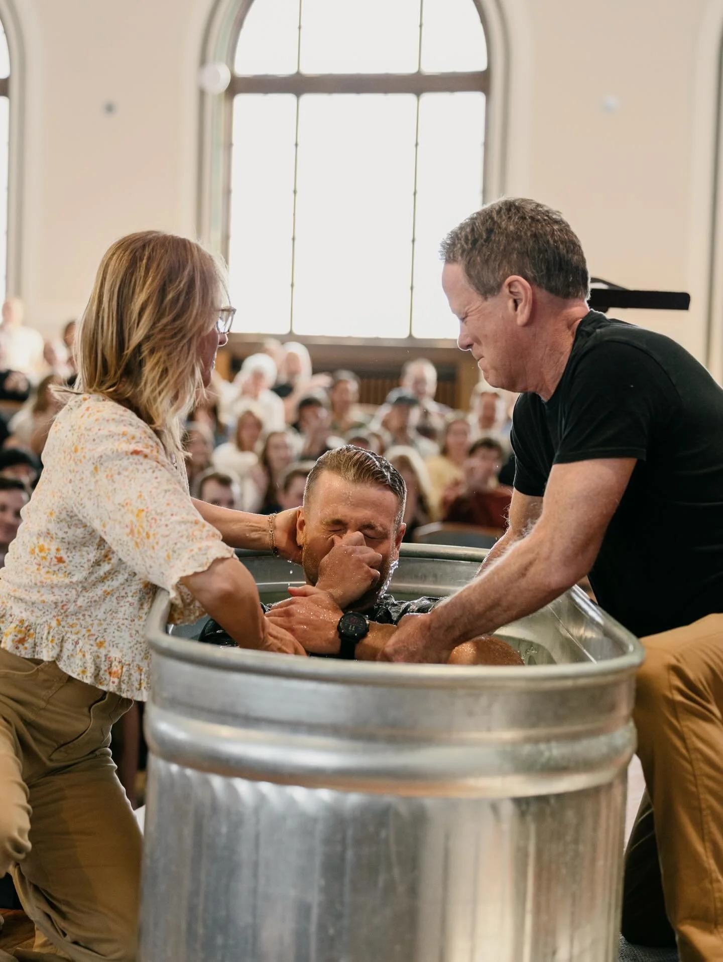 18 Baptisms today! New Testament stuff happening right here in our city.