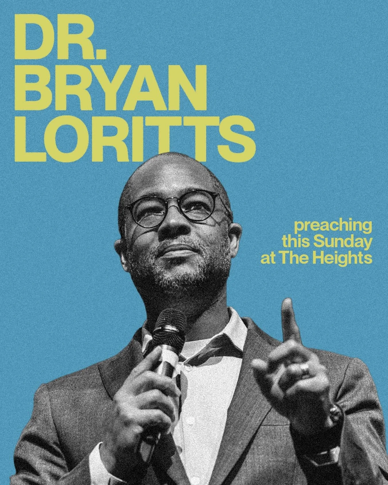 We have the honor of welcoming Dr. @loritts to preach here THIS Sunday. Many of you have had the privilege of sitting under this man&rsquo;s teaching here, and if you have, then you&rsquo;ll know this is not a Sunday you want to miss! 

See you Sunda