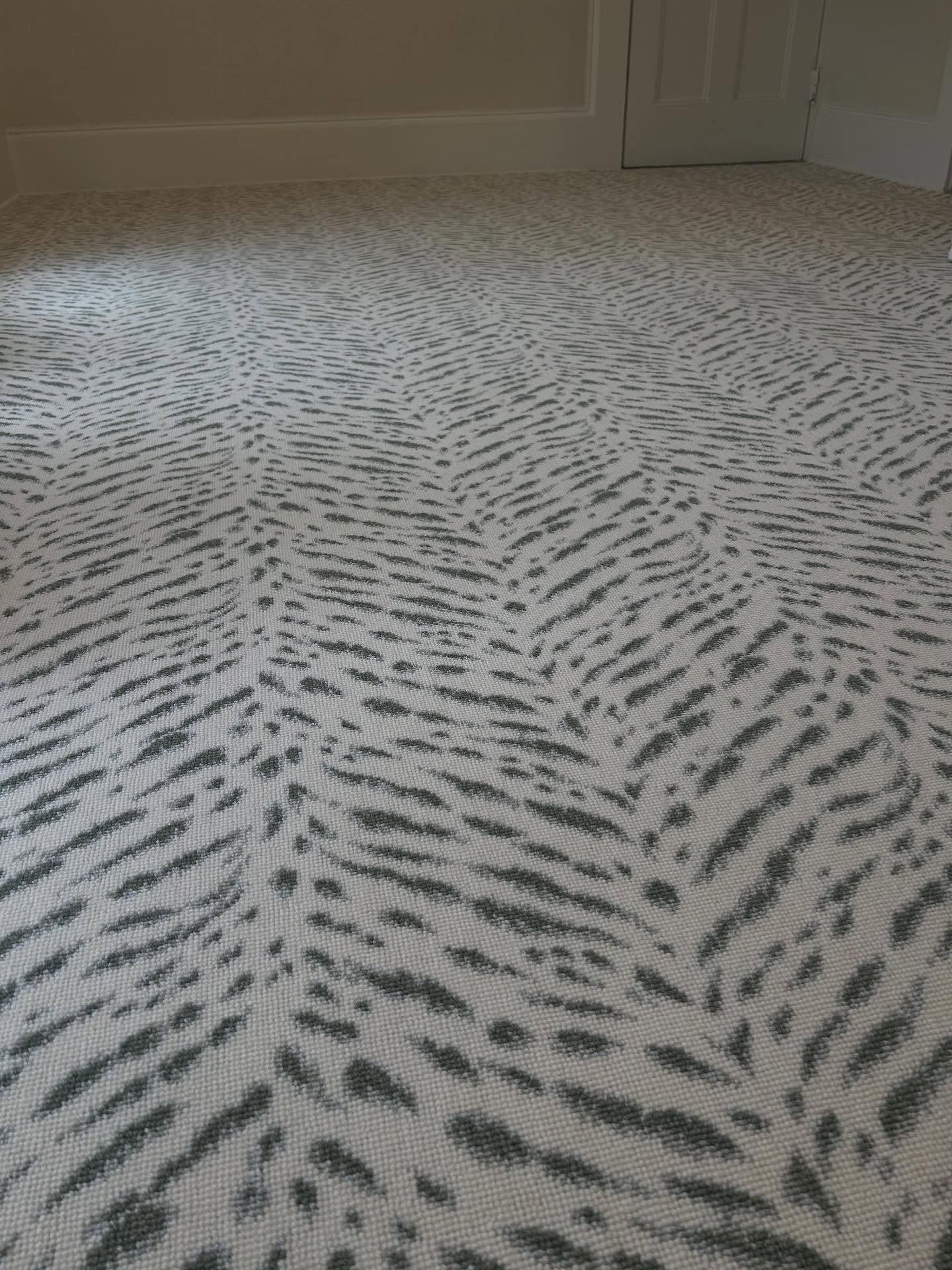 Thrilled to be working on a fun new office space with one of our favorite clients ever! Wallpaper and rug installed ✅ Can&rsquo;t wait to show everyone how it all turns out! #customoffices #customspaces #designinspo #design #interiors #loveyourspace 
