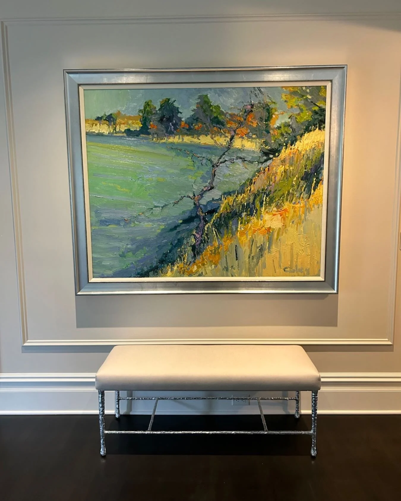 Flashback to a fun project we did a few years back! Loved how our clients trusted us to design their beautiful home. We&rsquo;re very lucky to have them as clients. #loveourclients #entryways #loveyourhome #dimackdesigns