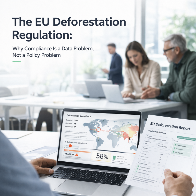 The EU Deforestation Regulation (EUDR): Why Compliance Is a Data Problem, Not a Policy Problem