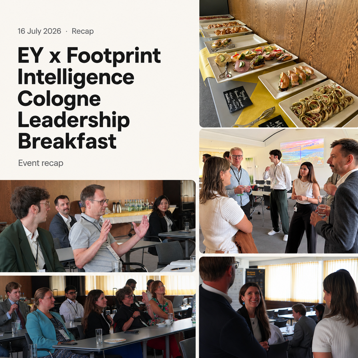 Turning Climate Risk into Business Resilience: Inside the EY x Footprint Intelligence Leadership Breakfast in Cologne
