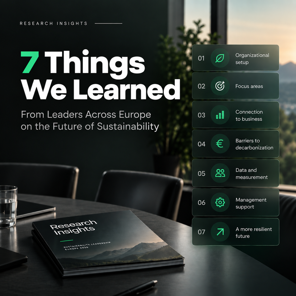 Moving Beyond Reporting Study: 7 Things We Learned From Leaders Across EU on the Future of Sustainability