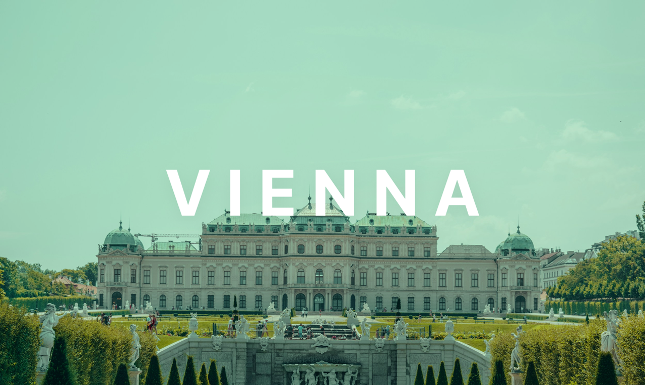 Vienna with Belvedere Palace