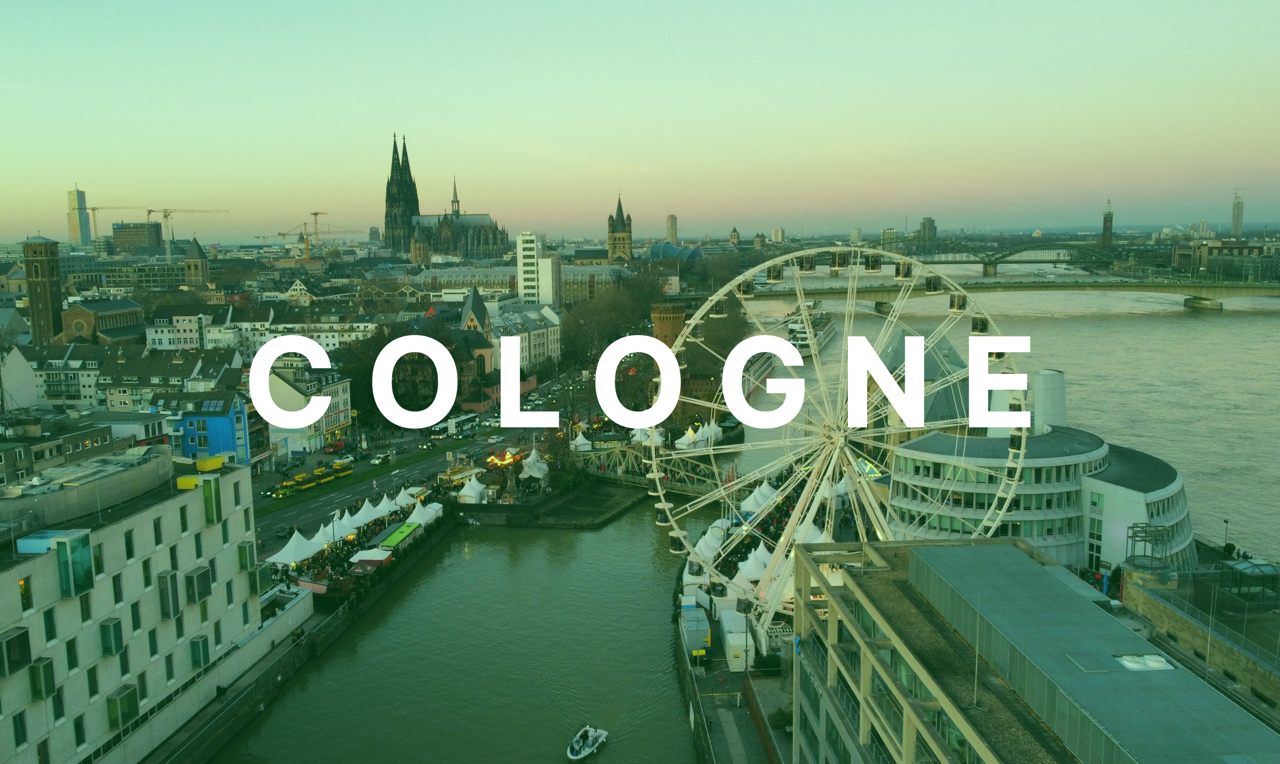 Cologne cathedral and the Rhine