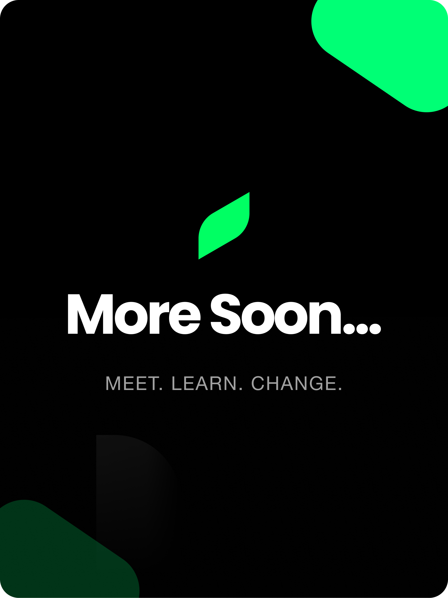 Person with title "Sustainability Manager Group One" and image of hands holding soil and a small plant.