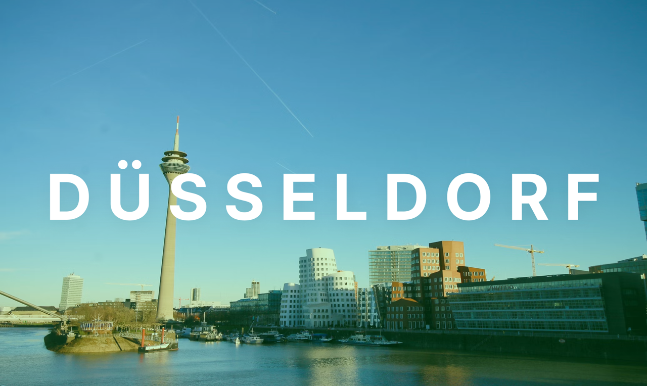 Düsseldorf Medienhafen skyline