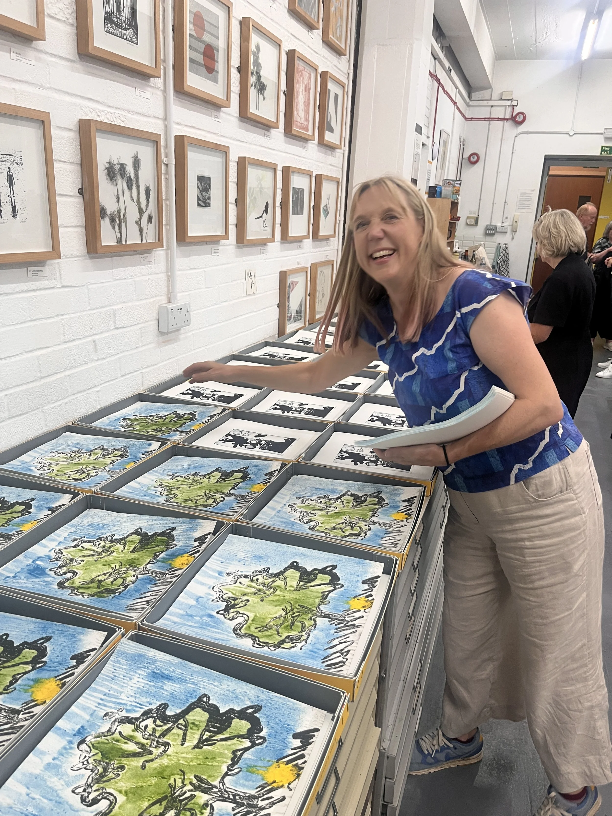 Box Set Filling Party at East London Printmakers 