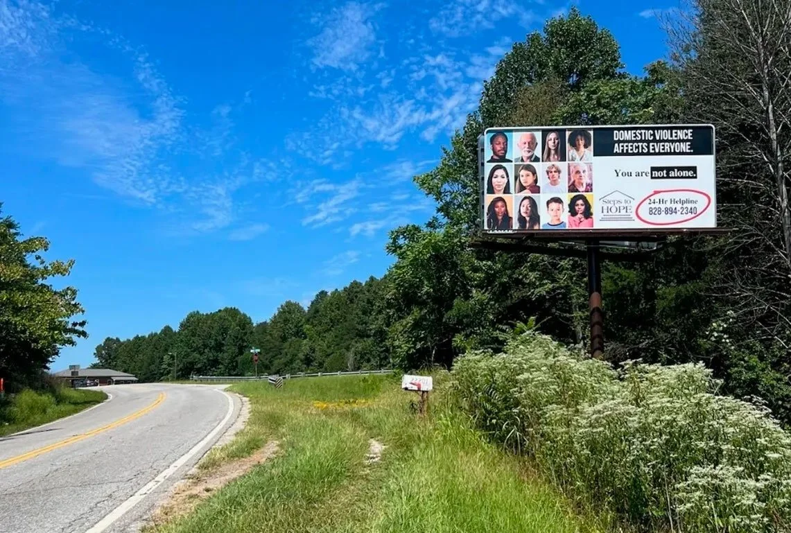 BILLBOARD SPREADS AWARENESS OF DOMESTIC VIOLENCE