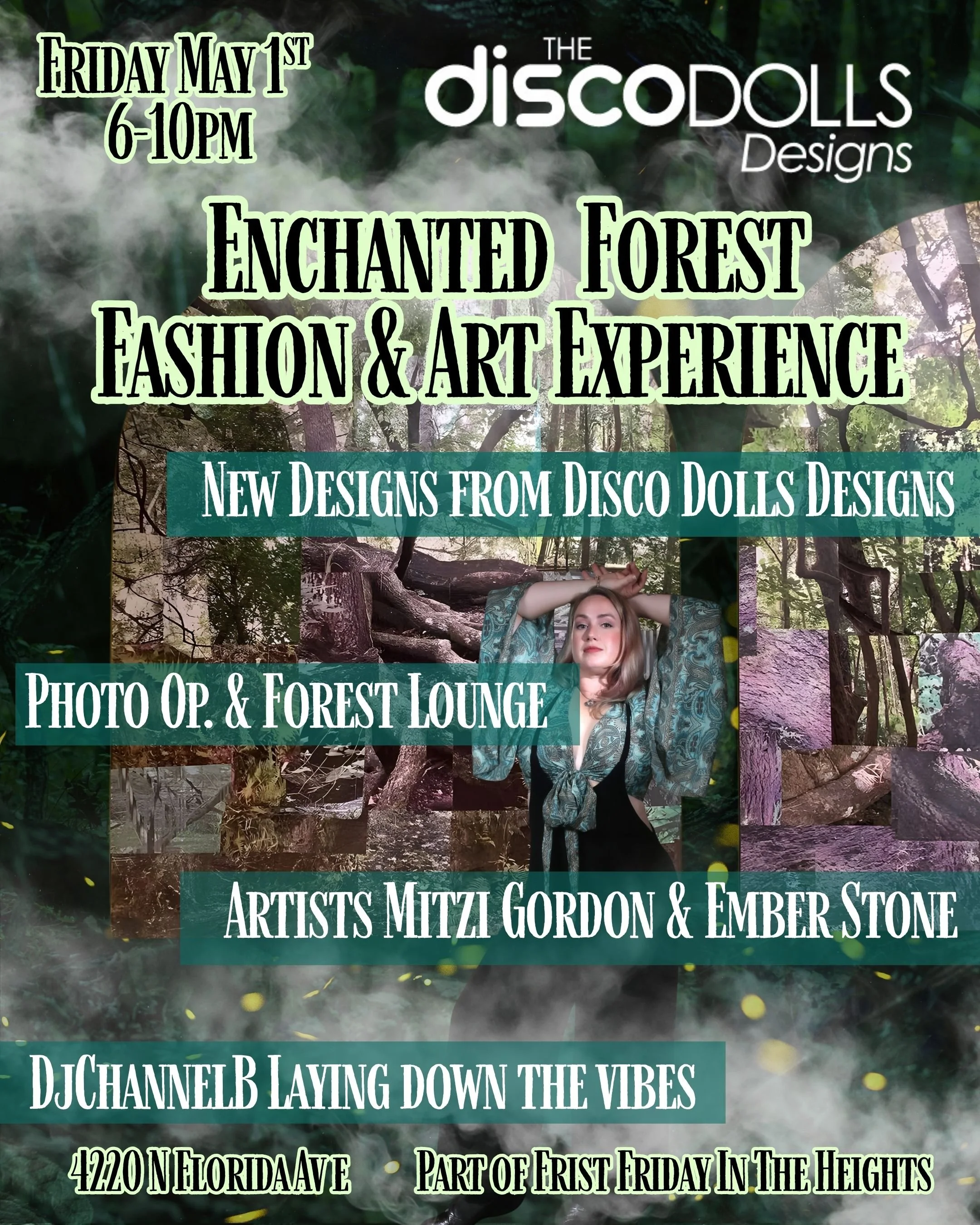 First Friday in the Heights: Enchanted Forest art experience