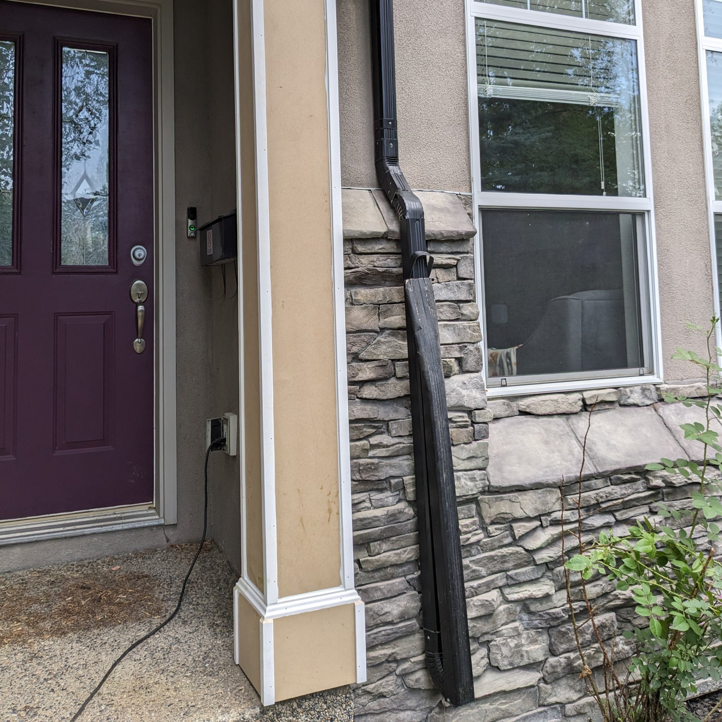 After - Entrance Post (unpainted)