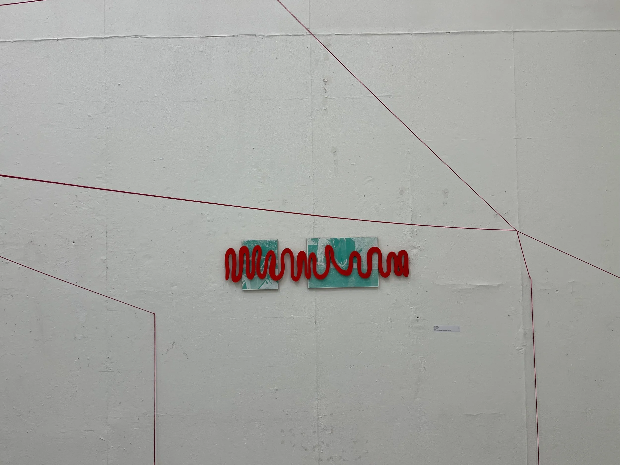 Installation view at event '(Un)Familiarity' in November 2023