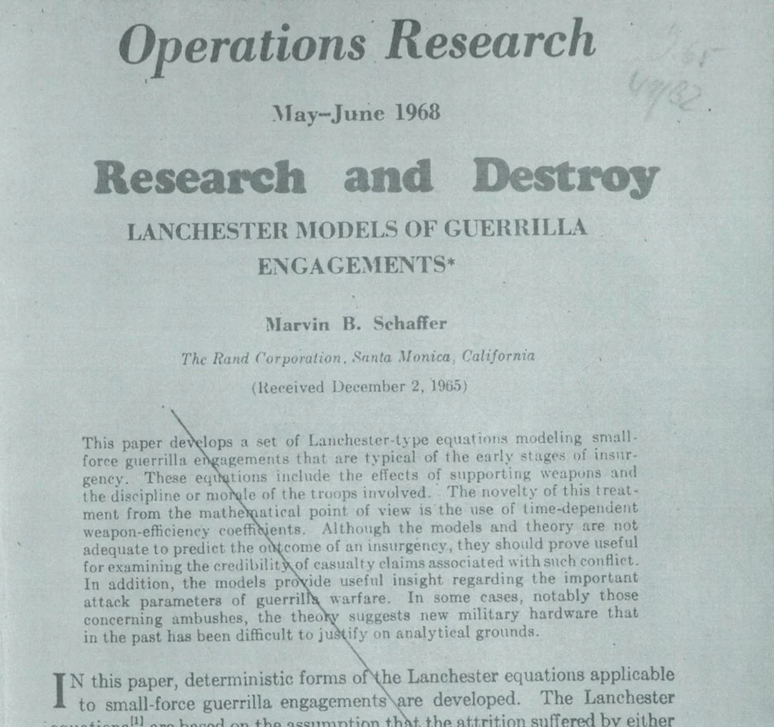 Research and Destroy: Algorithmic Power