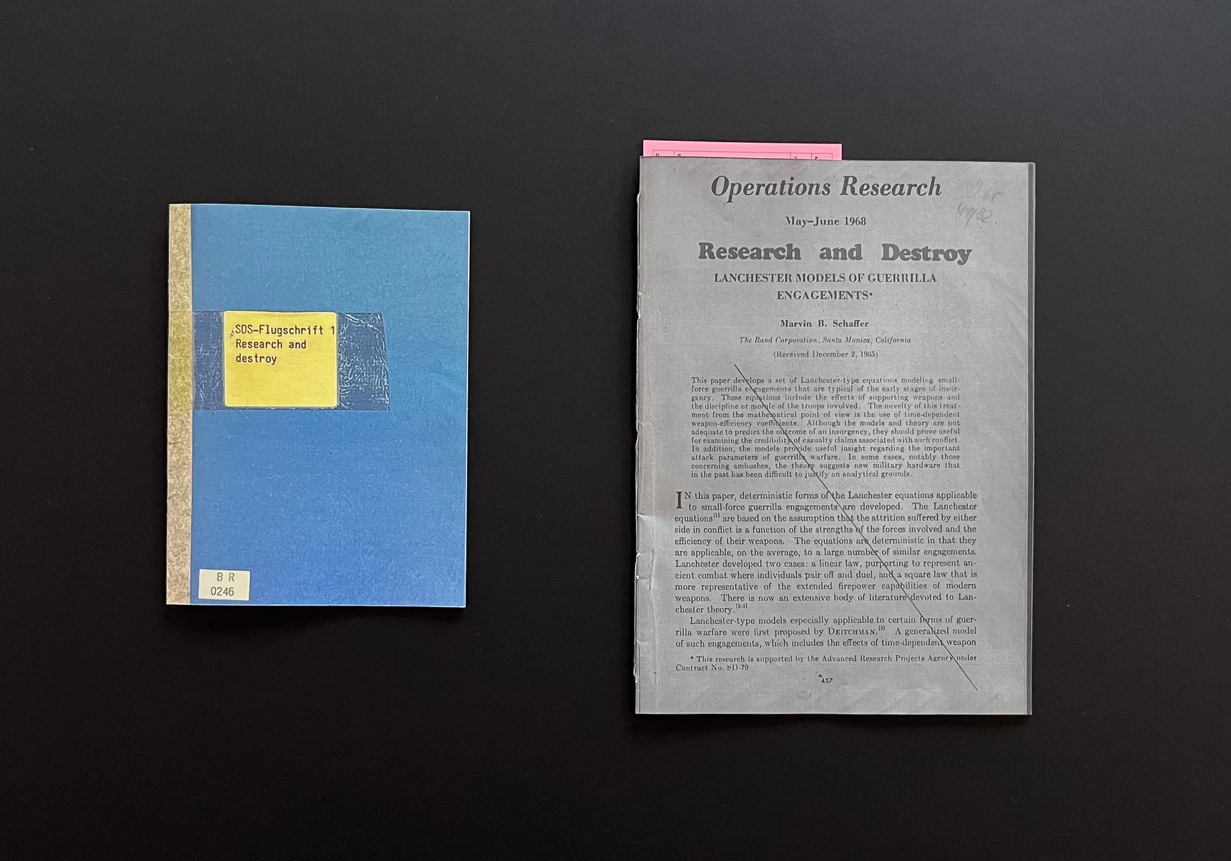 Presentation view of 'Research and Destroy: Algorithmic Power' at HfK Bremen Hochschultage 2026