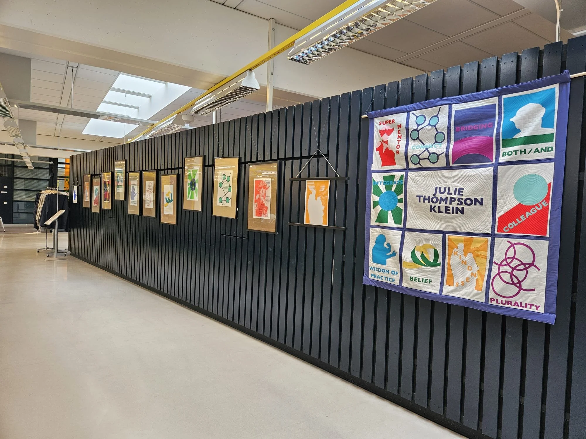 Installation view at ais25 in June 2025, including Catherine Lyall's work (right), image taken by Bianca Vienni-Baptista