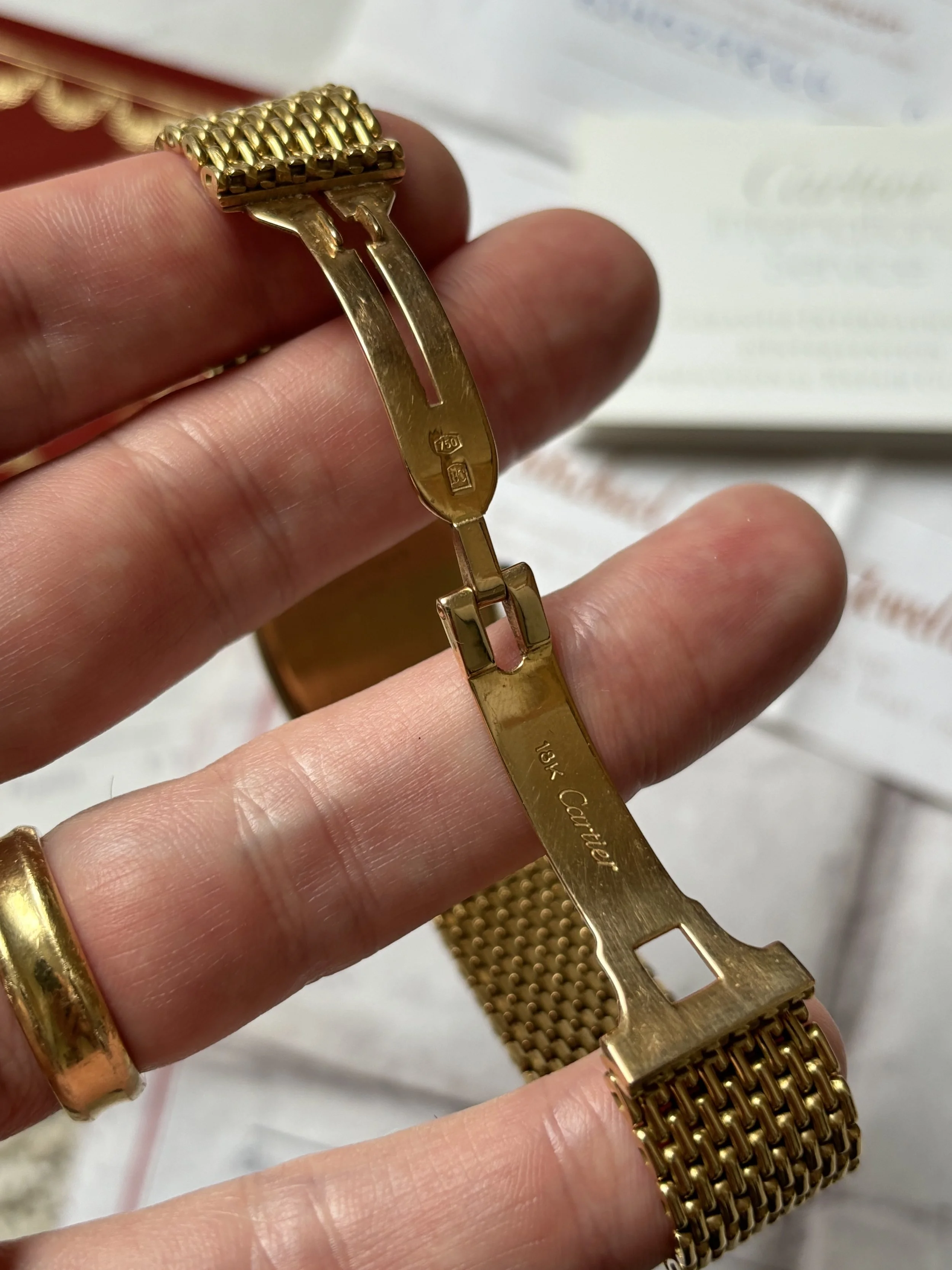 Cartier Chambord Yellow Gold 'Paris' Dial ref. 10715 — Doble