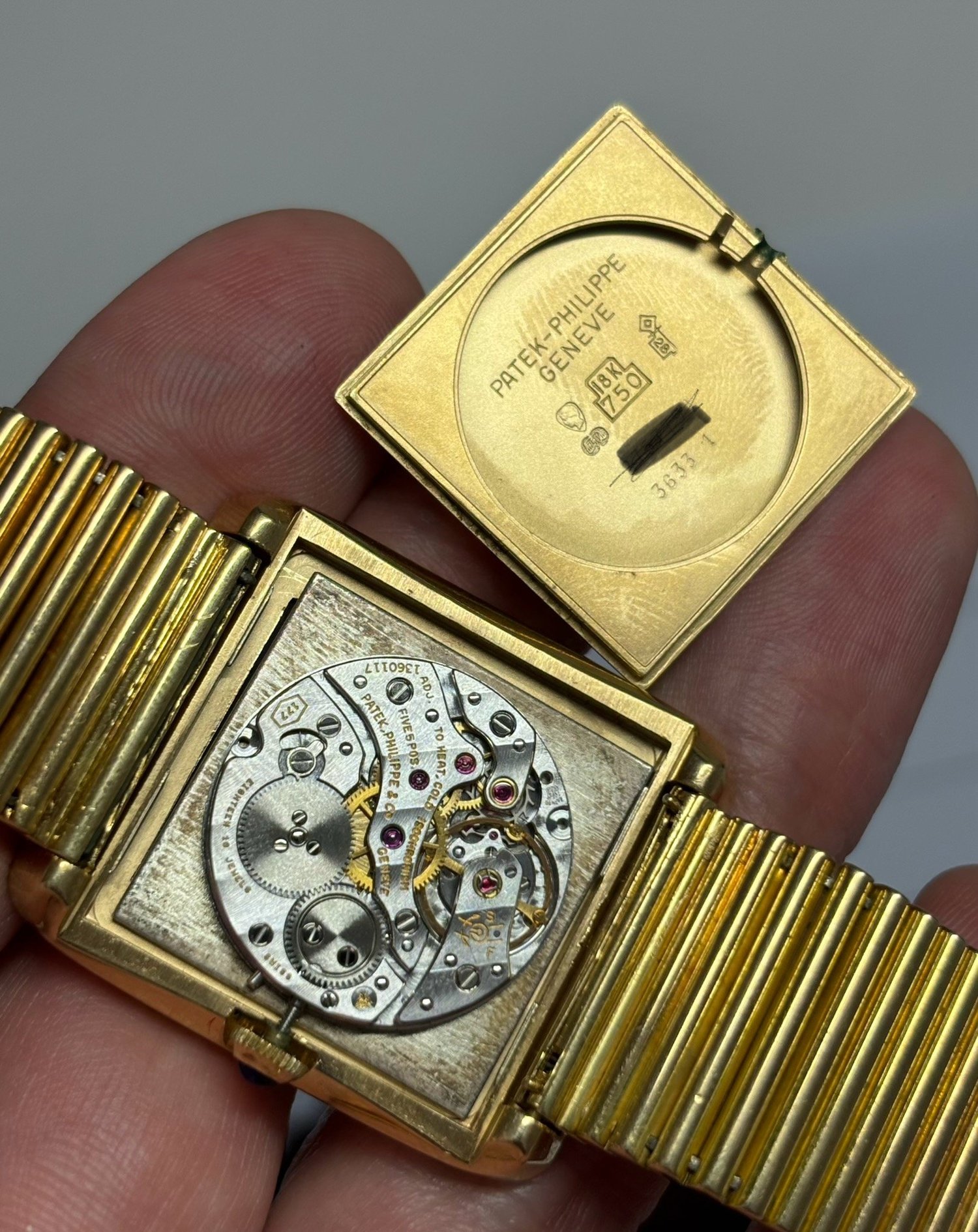 Patek Philippe Gondolo Yellow Gold 'Lapis' Dial w/ Archive ref