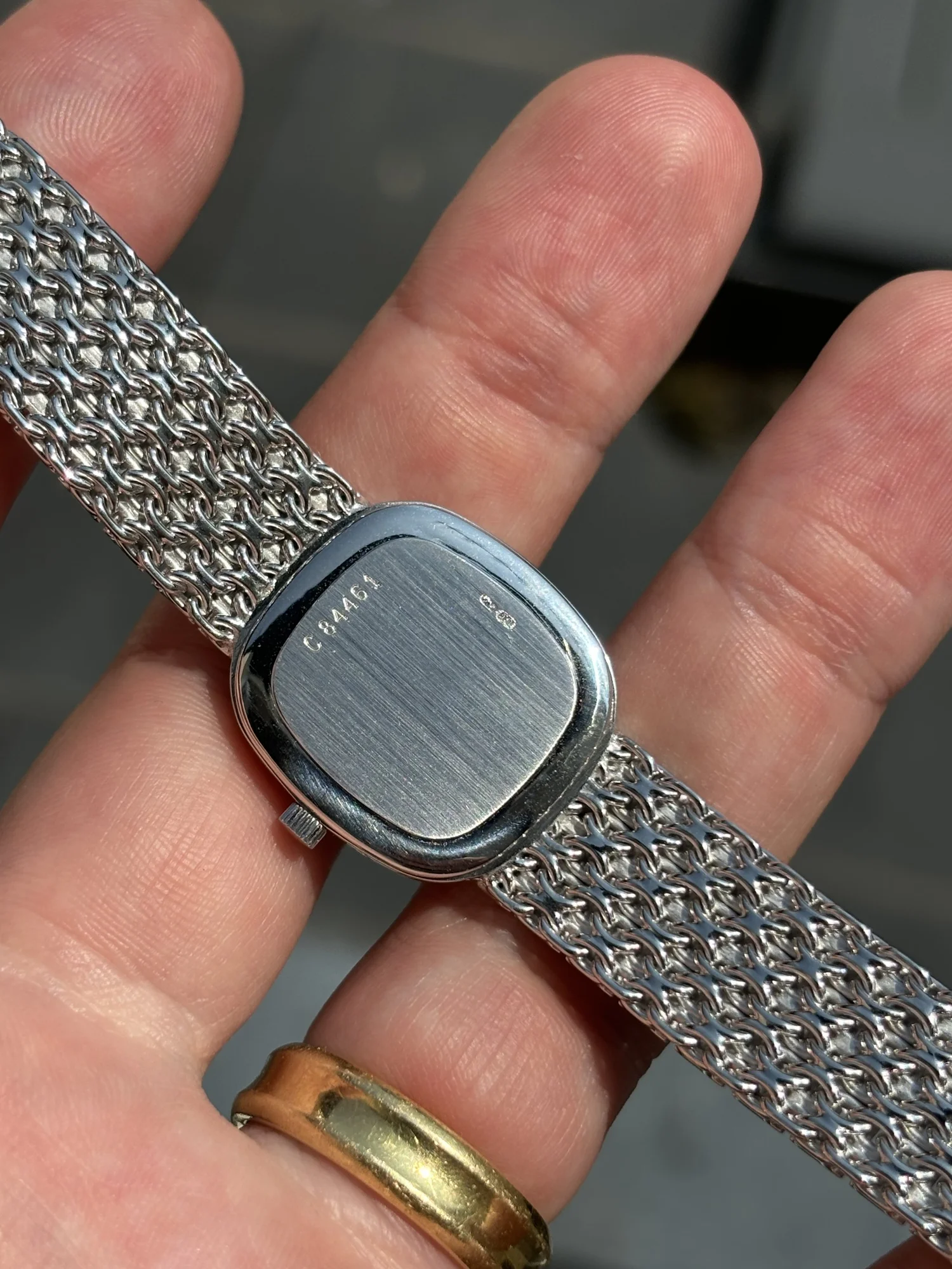Audemars Piguet Mini Ellipse White Gold 'Puzzle' Bracelet — Doble