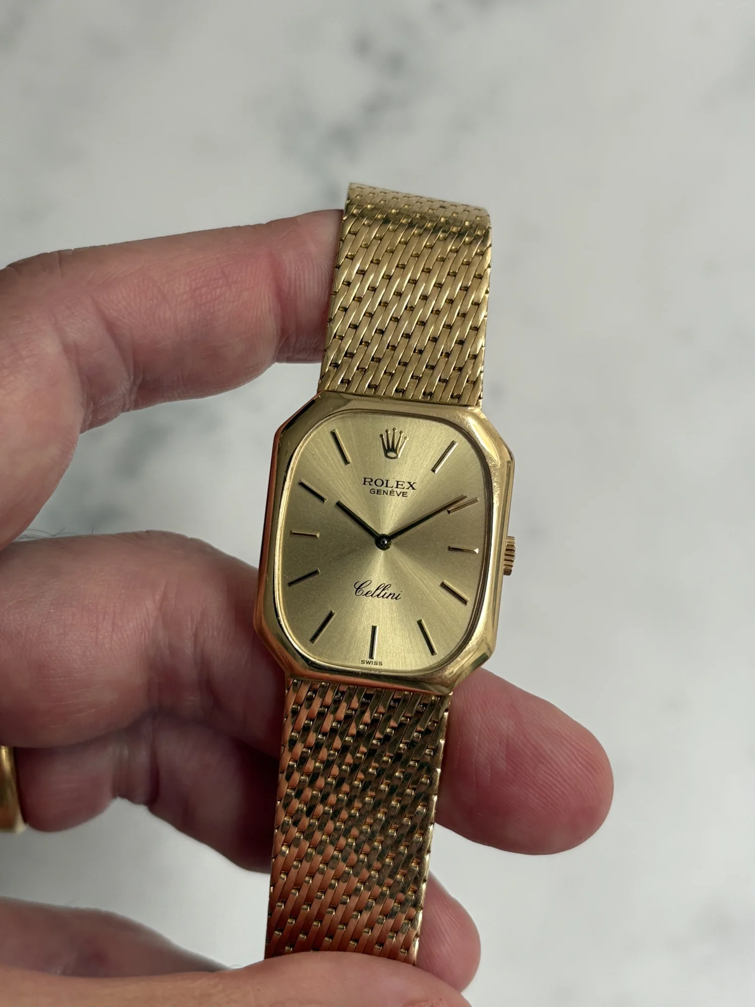 Rolex Cellini Octagon Yellow Gold ref. 4336 — Doble Vintage Watches