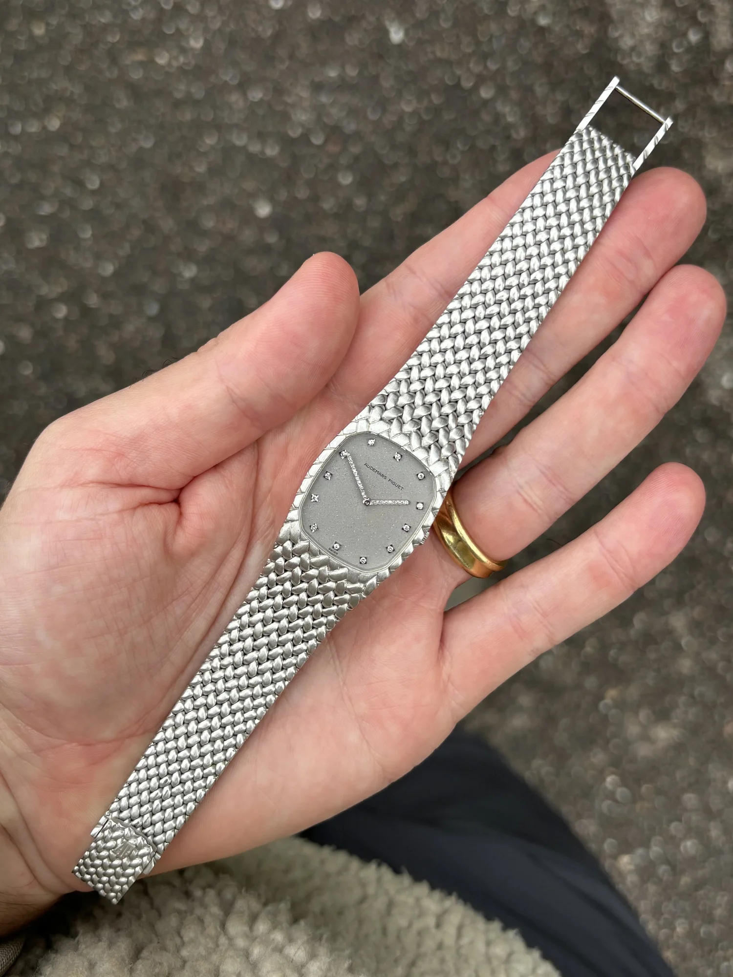 Audemars Piguet Cobra White Gold Snowflake Dial, Diamond Hands