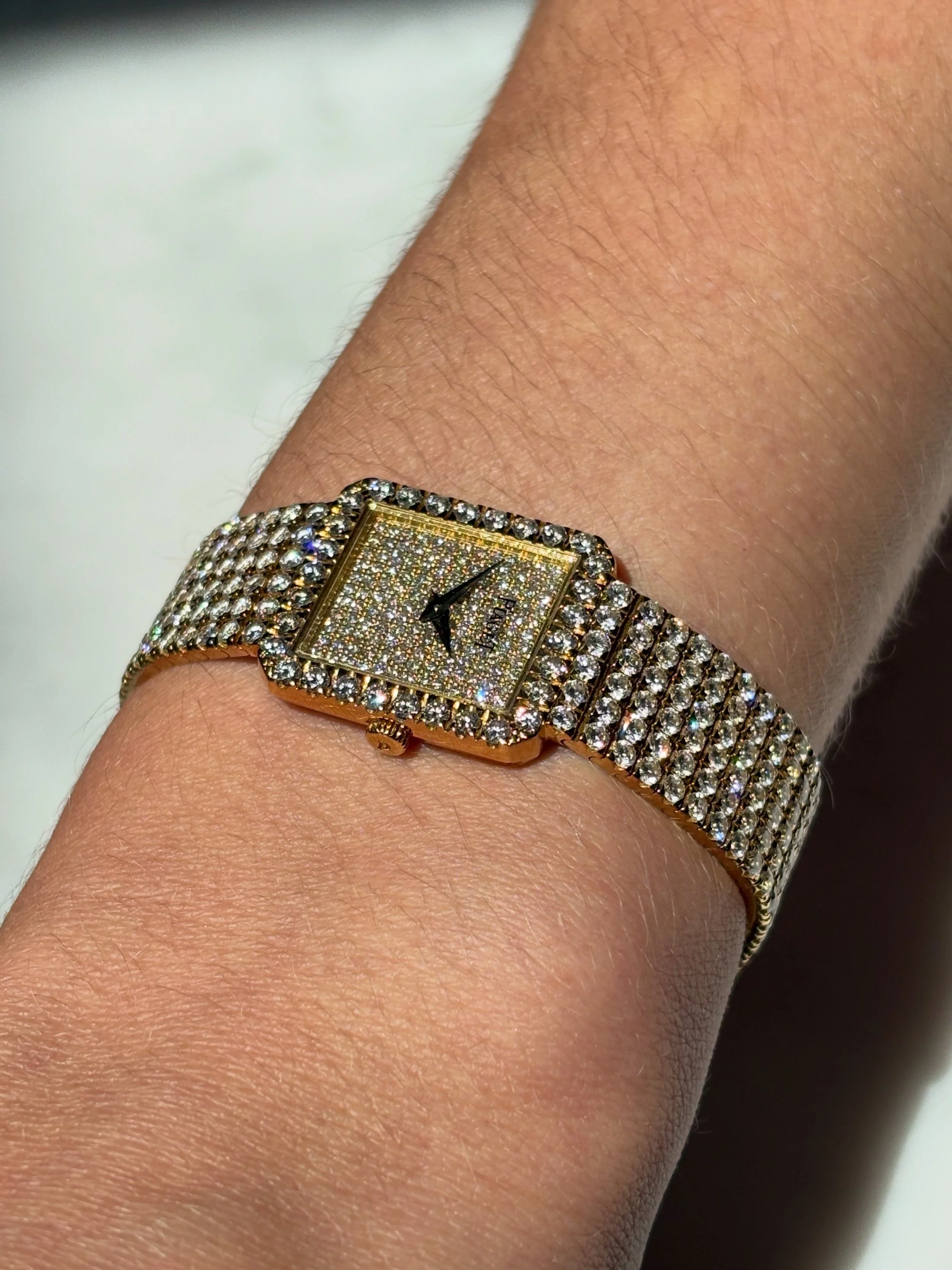 Piaget Baby Tank Yellow Gold Diamond Bracelet, Bezel & Dial ref. 83541 c626