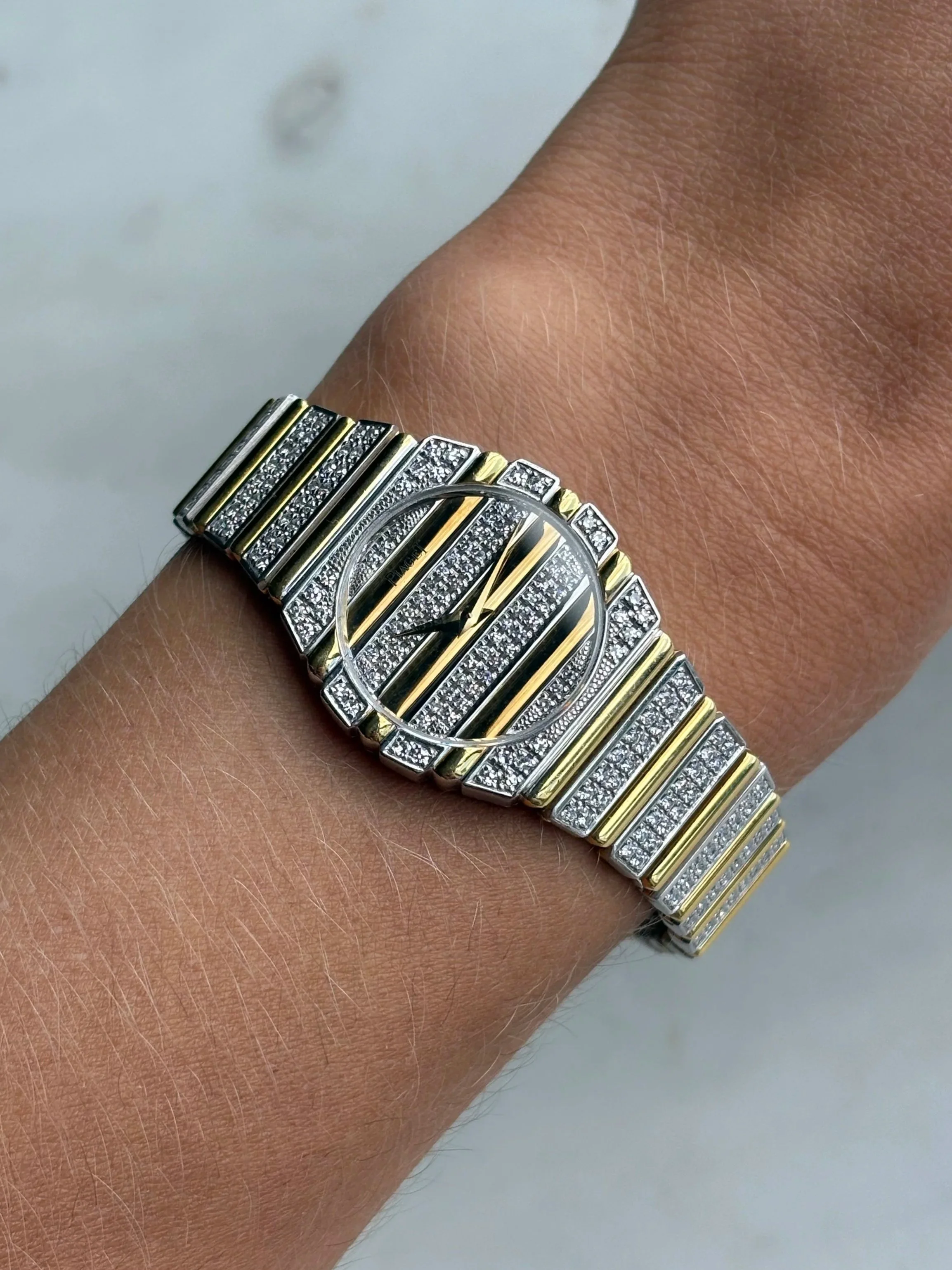 Piaget Baby Polo ellow & White Gold Diamond Set ref. 761 c725