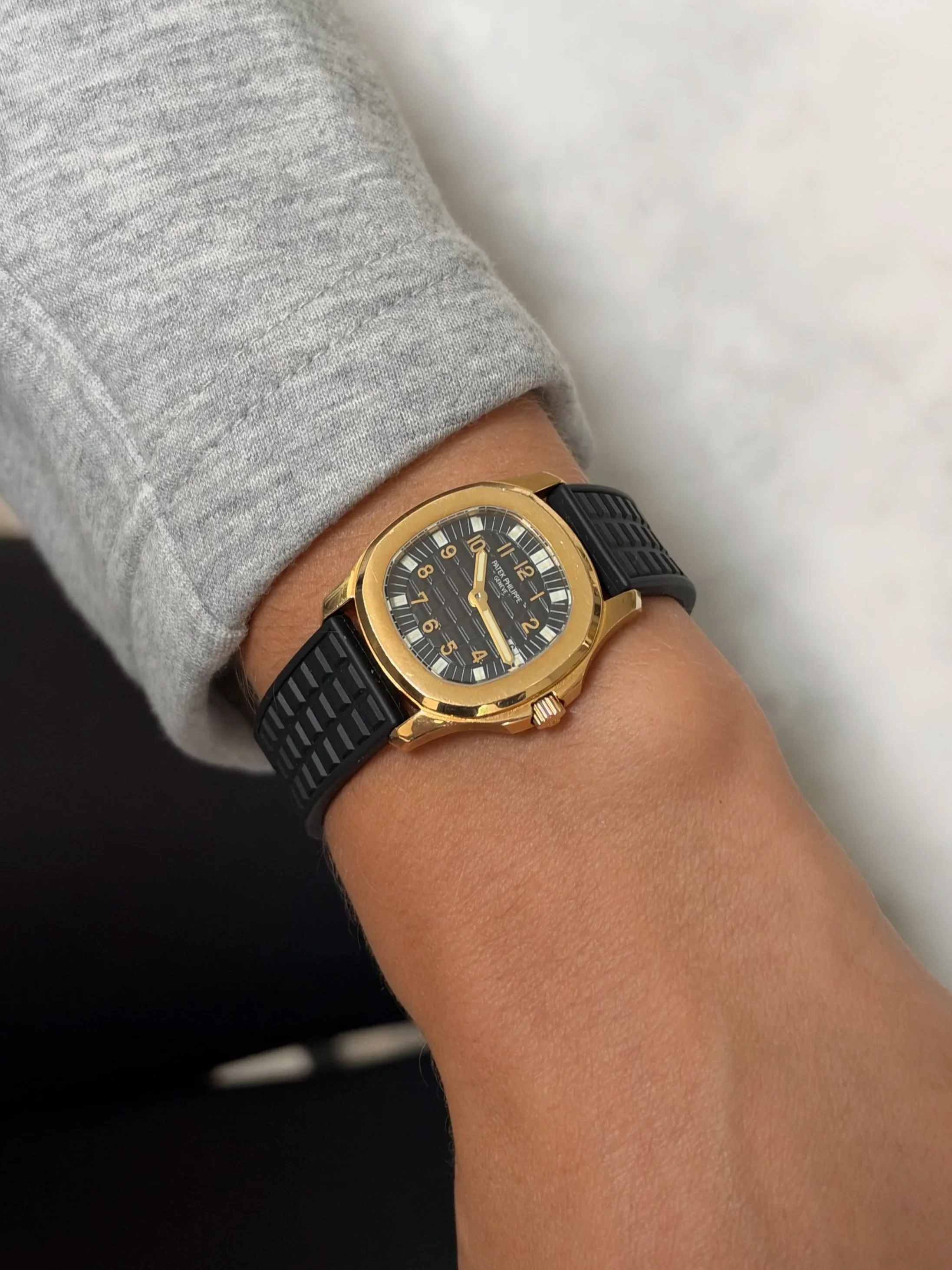 Patek Philippe Baby Aquanaut Yellow Gold ref. 4960J-001 w/ Original Patek Papers