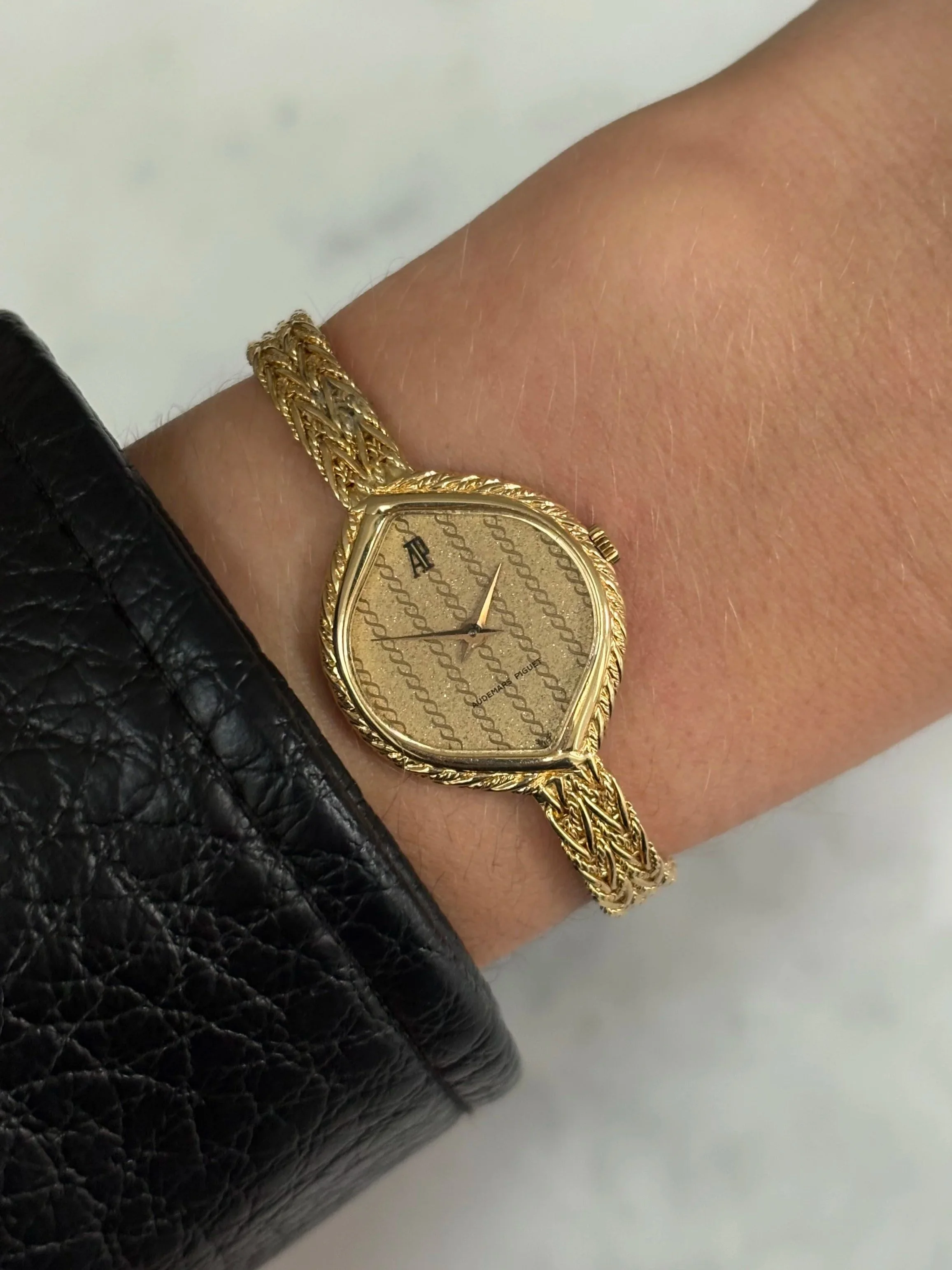 Audemars Piguet Cocktail Watch Yellow Gold 'Ribbon Dial'