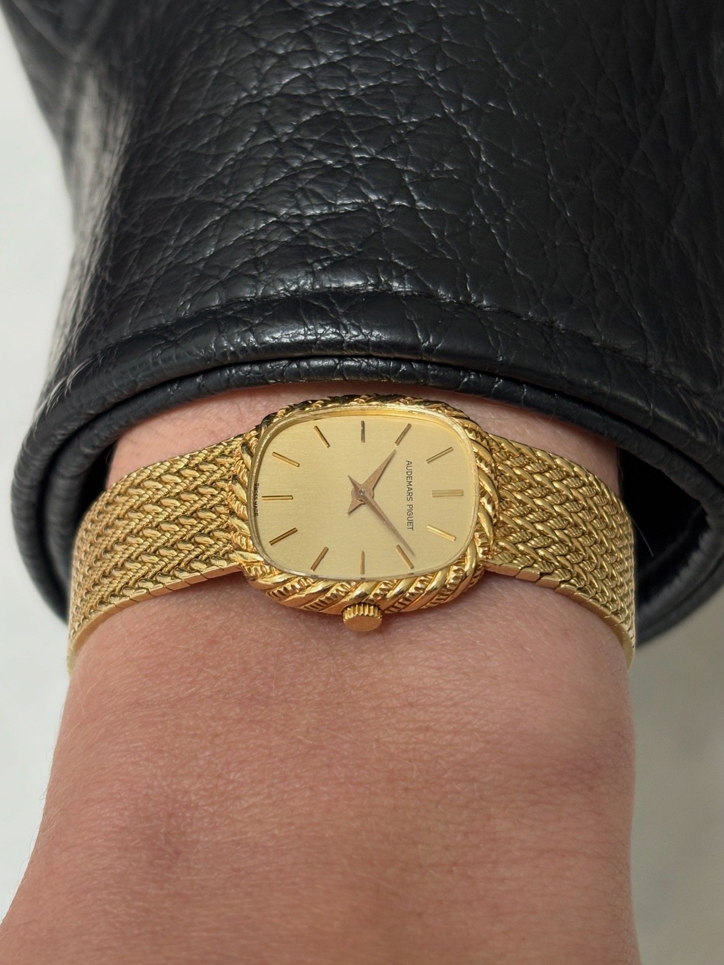 Audemars Piguet Mini Ellipse Yellow Gold Braided Bracelet