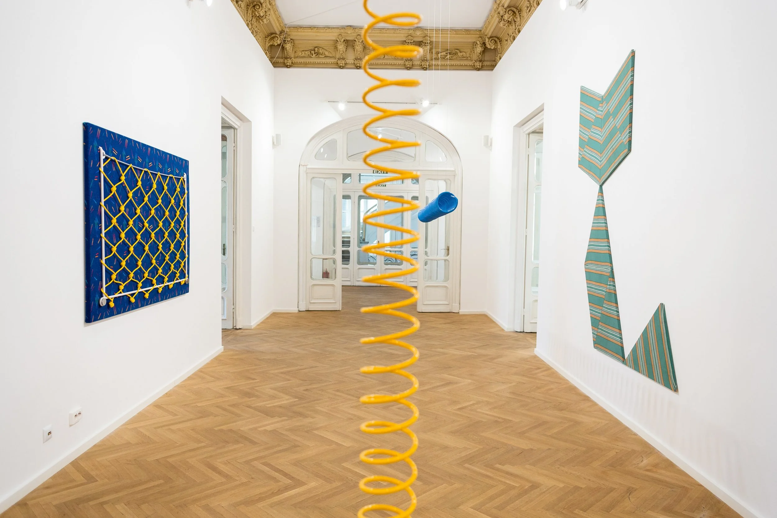 Installation view of Nicodim Gallery, Bucharest Romania