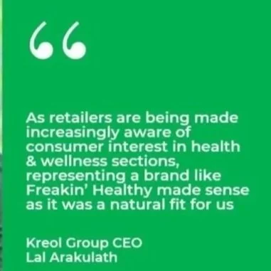 Kreol rolls out Freakin’ Healthy snacks in Middle East travel retail with Avolta