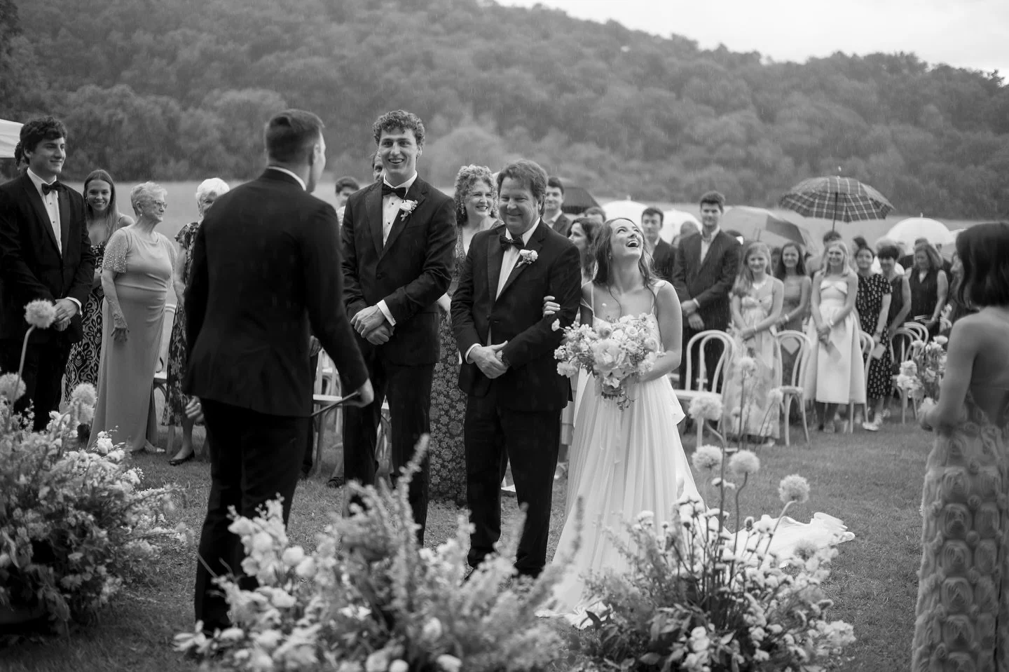 Kennedy and Ben! These two handled unexpected mid-ceremony rain with a sense of ease and absolute joy. Moments like these feel like a reminder of what it&rsquo;s all about. 🫶 I like to imagine the story they&rsquo;ll be telling 50 years from now. 


