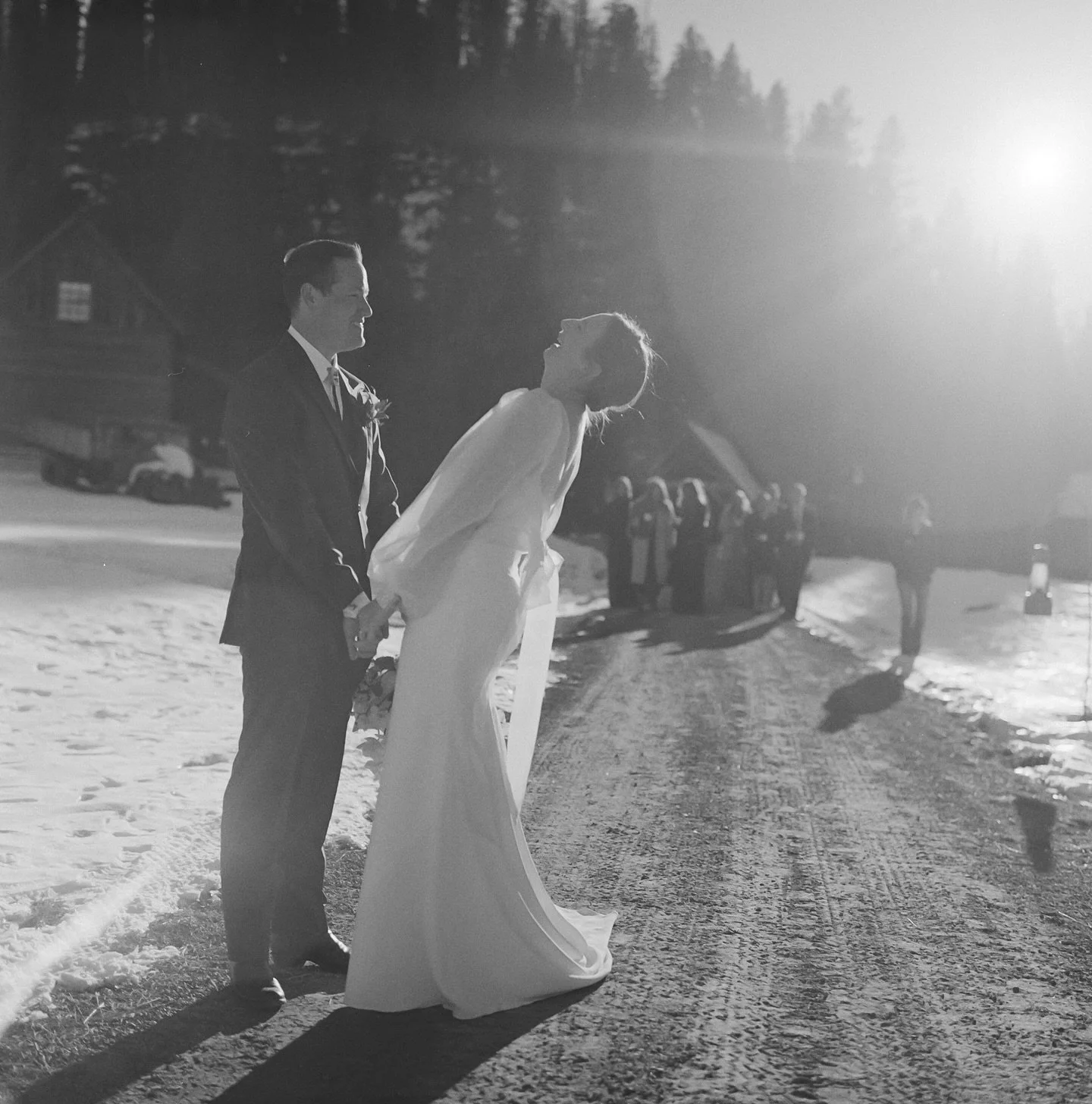E&amp;M just married in snowy CO!