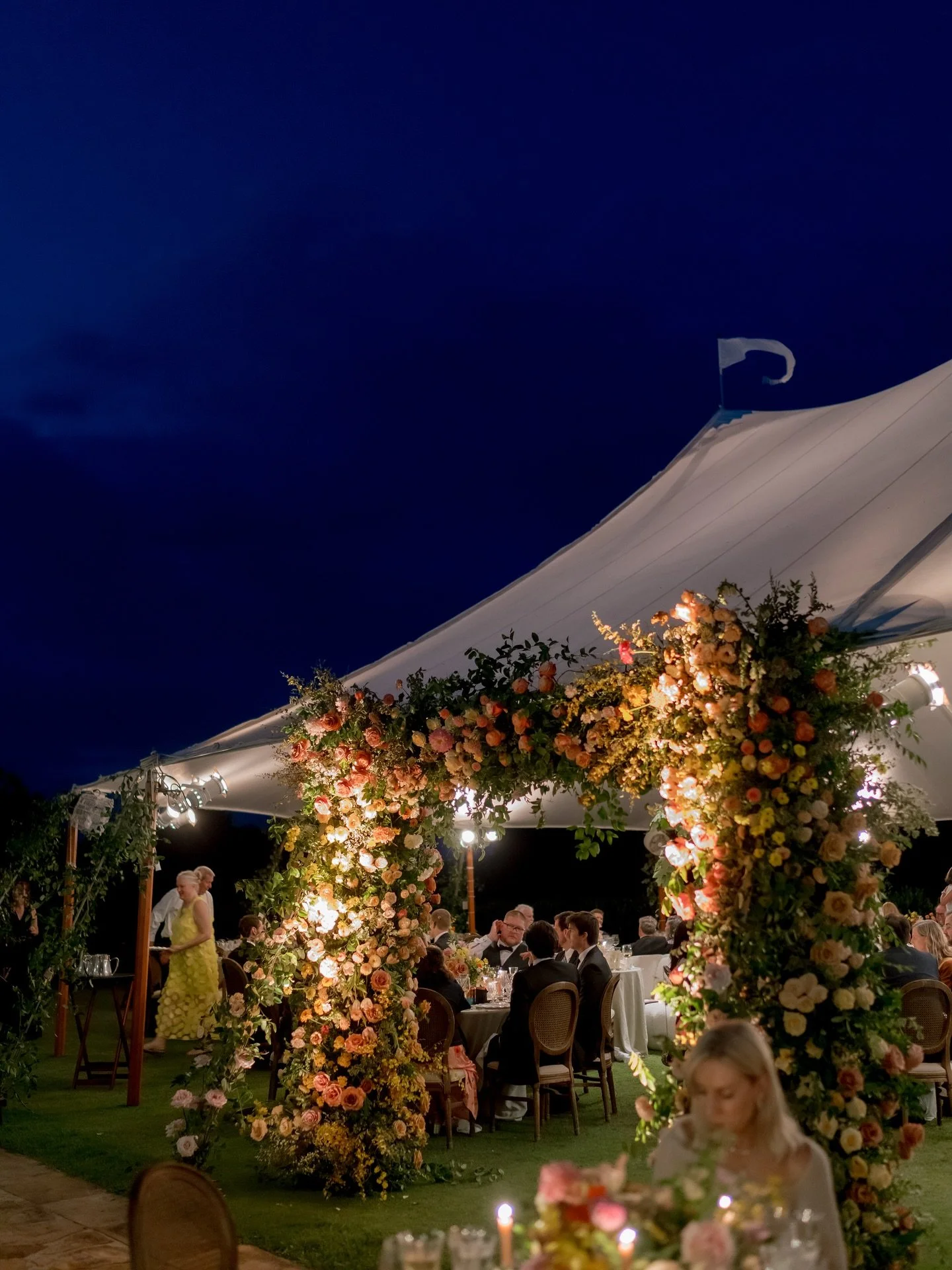 Night time tent scenes in Sewanee 💕