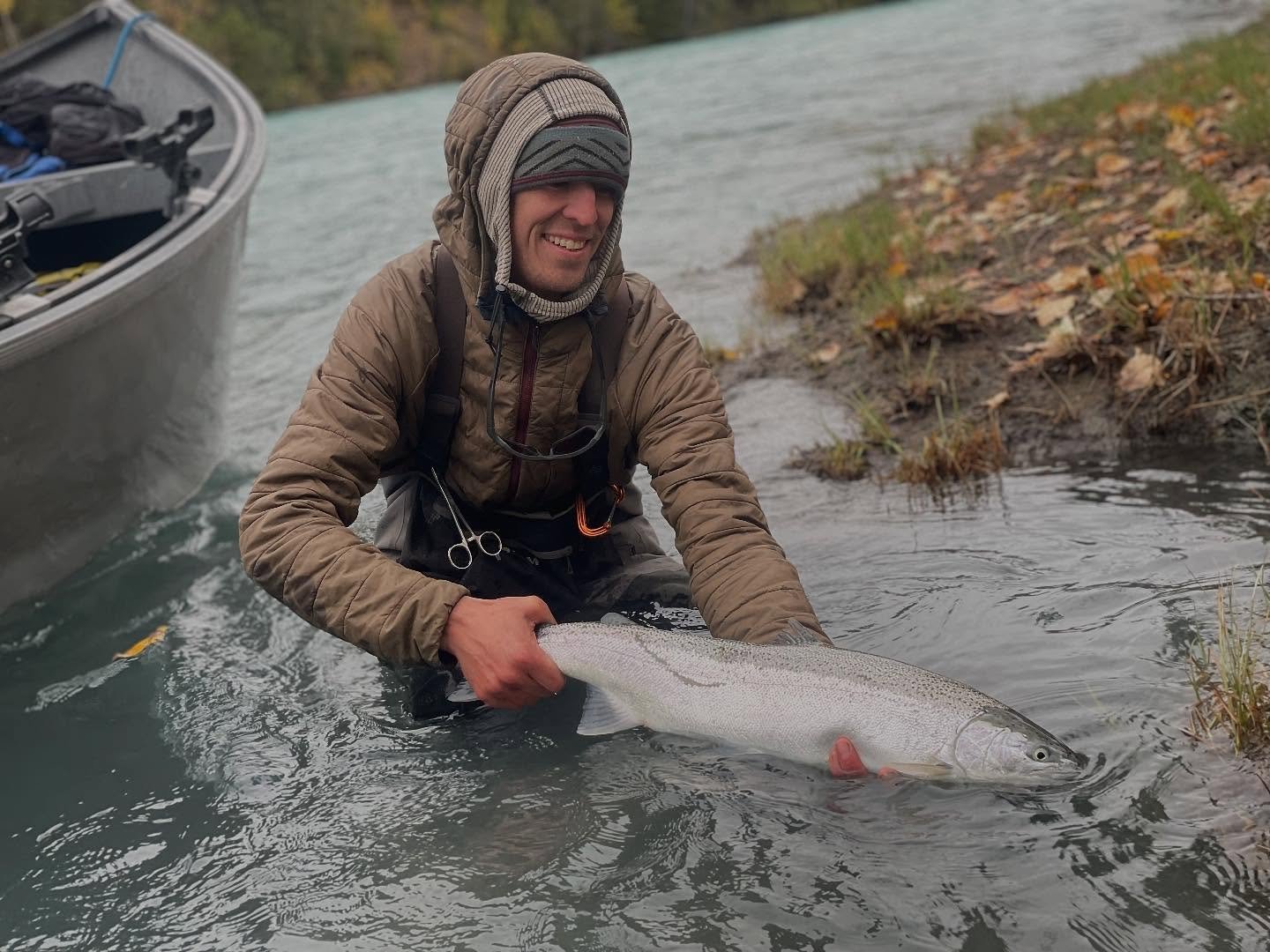 Let it rain!! Fall fishing is here and It&rsquo;s the absolute best time to fly fish in Alaska!  Up North Fly Fishing is newly permitted to guide on the Kenai River and ready to provide the most incredible fishy days in nature!  We also provide Steel