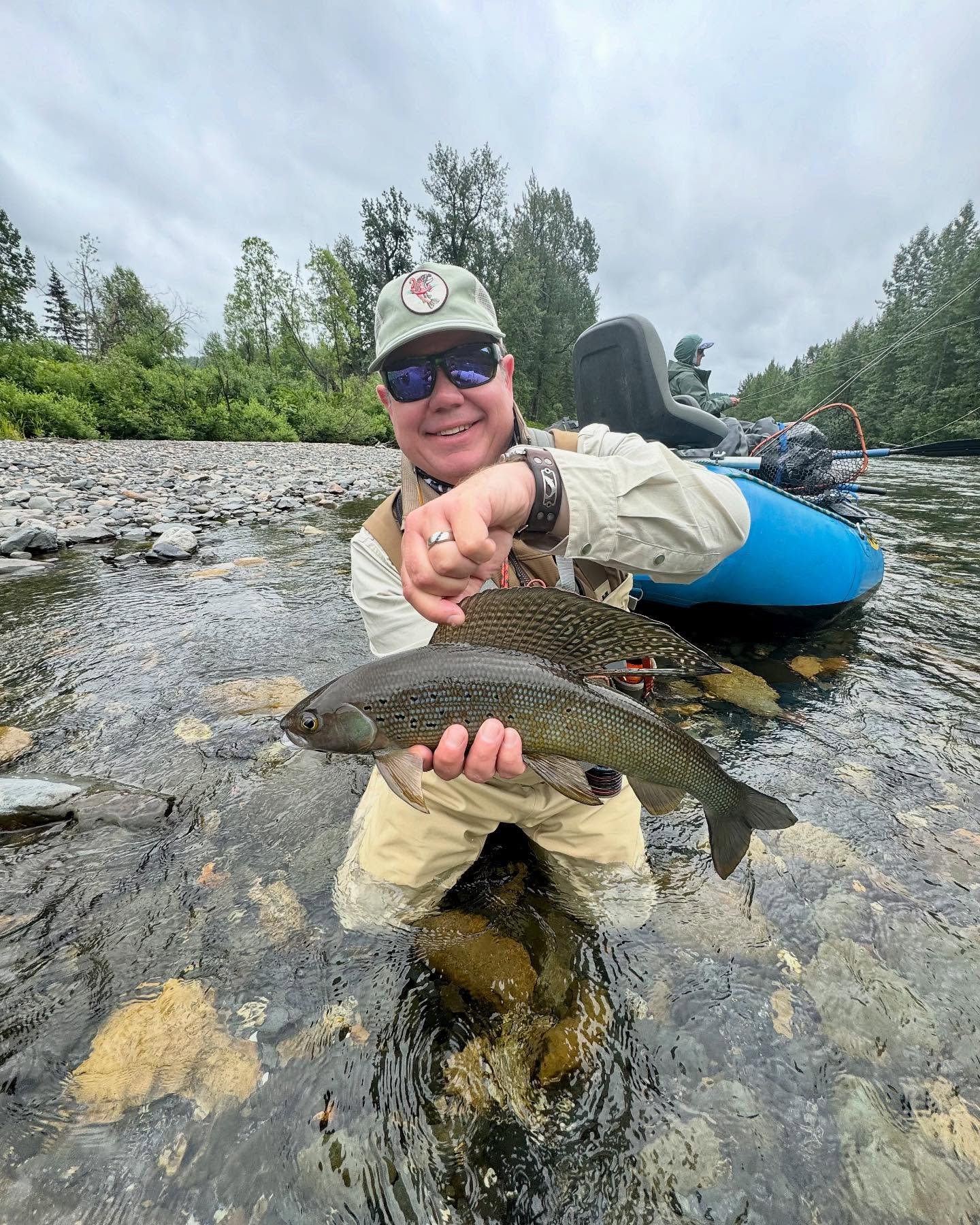 July- A heli assisted size 18 mayfly nymph drive-by landed the most stunning Arctic Grayling of the summer! 19&rdquo;🏆🐟 !! #southcentralAK #flyfishing #remote #notastreamer #awesome #ftw