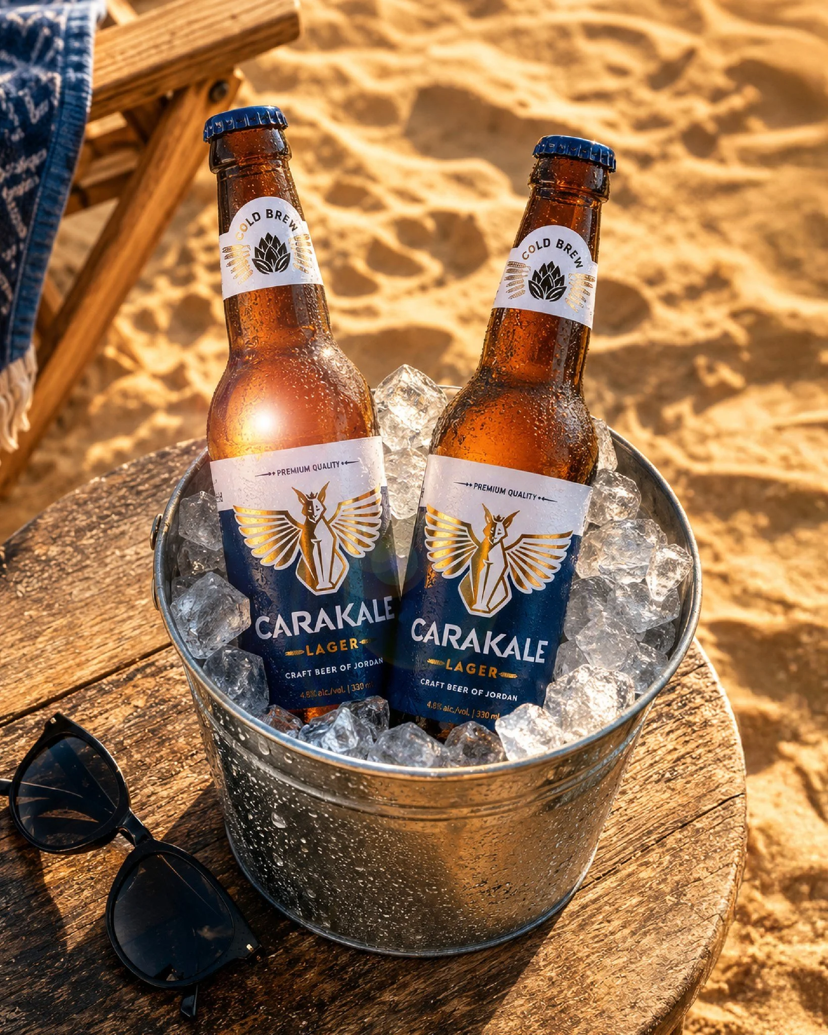 Ice-cold lager, bucket full of summer.

#CarakaleLager #Summer #Carakale #Lager  #Light #Clear