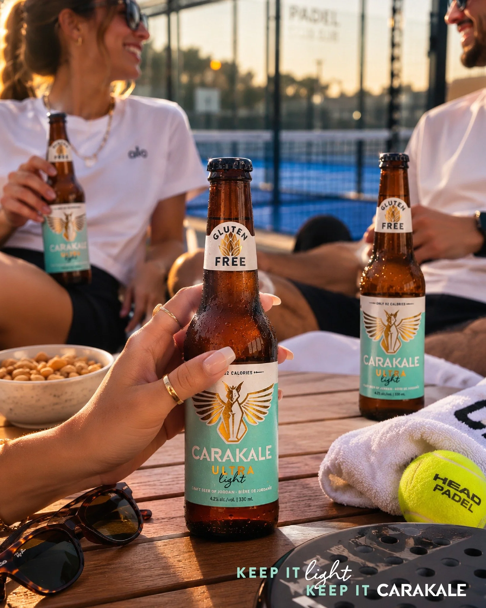 Keeping it low calorie, light, and gluten free! 

#Carakale #LowCalories #UltraLight #Light #BeerOfJordan