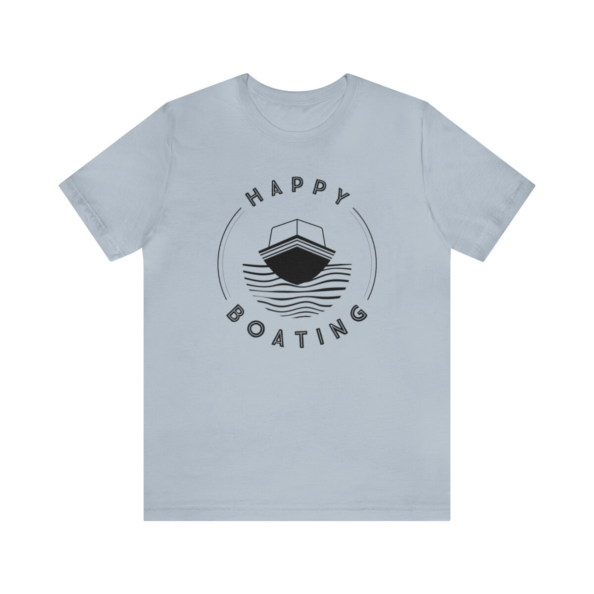 Happy Boating Super Soft Unisex Jersey Short Sleeve Tee