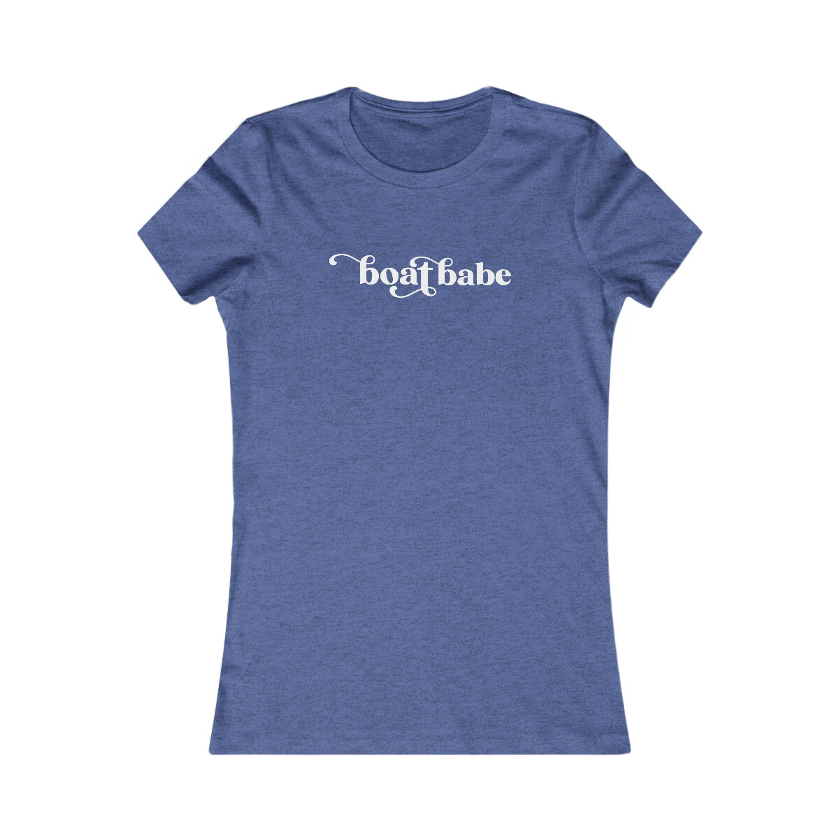 Women's Favorite Tee with Boat Babe Design