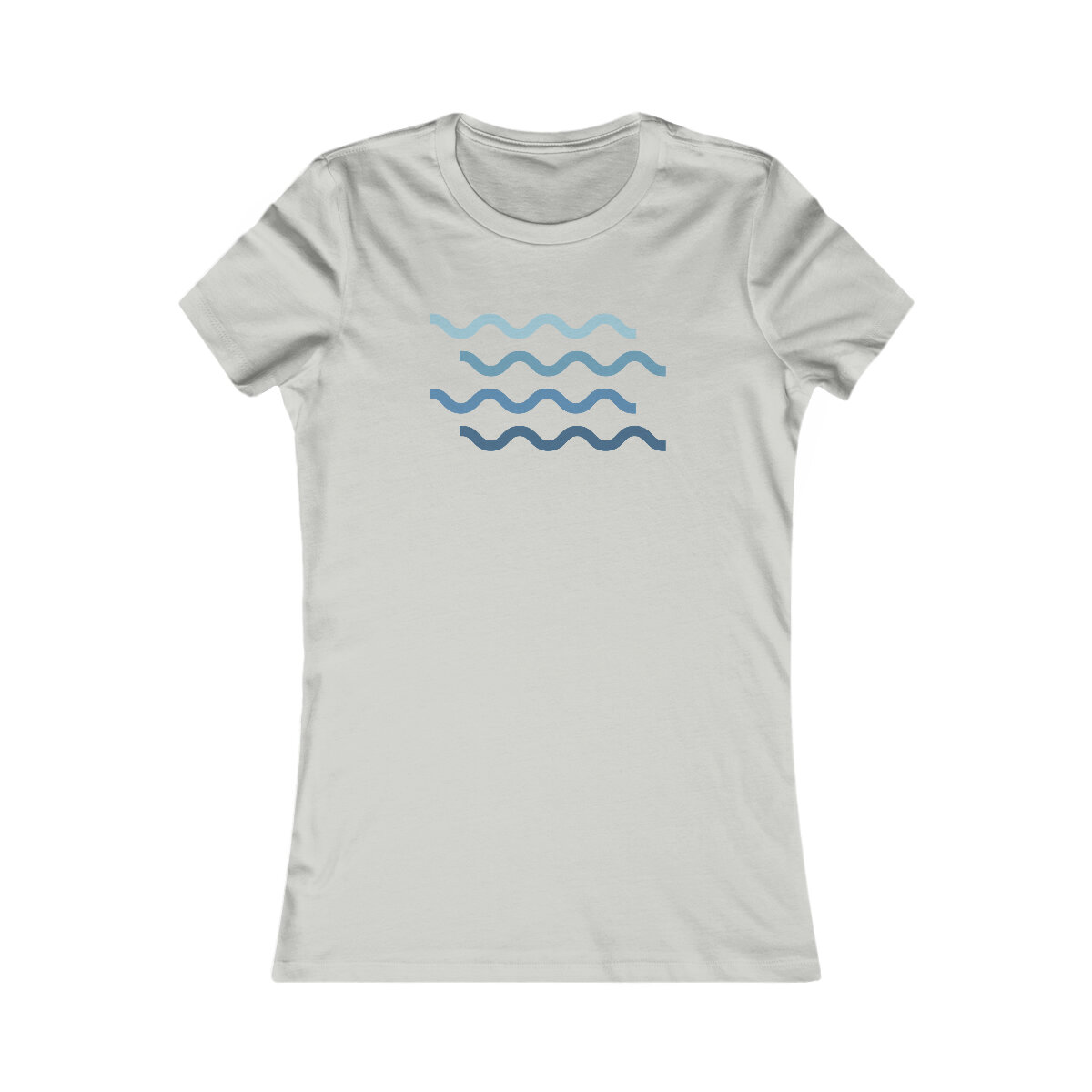 Women's Favorite Tee with Clear Lake Waves
