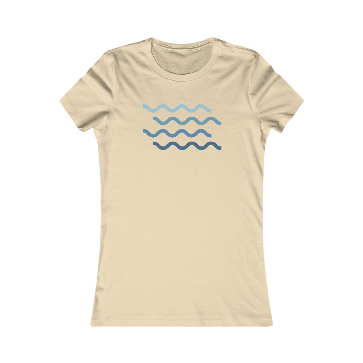 Women's Favorite Tee with Clear Lake Waves