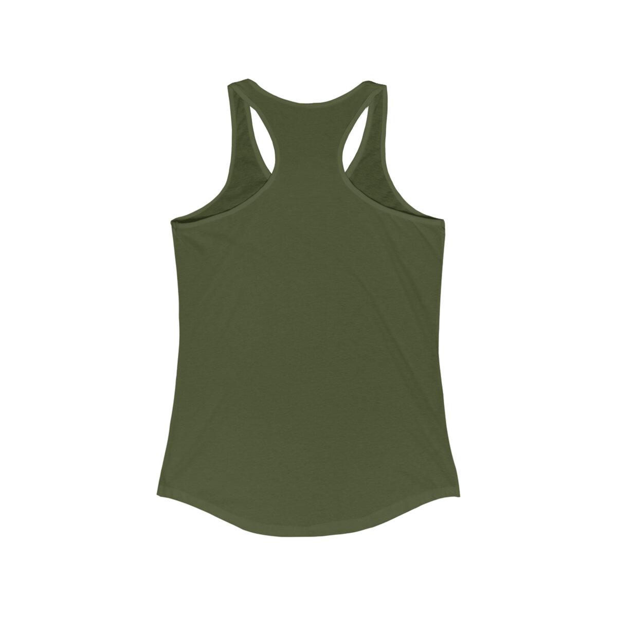 Women's Racerback Tank with Aqua Floral Anchor Logo