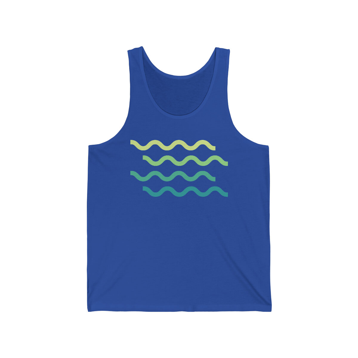 Emerald Lake Waves Unisex Jersey Tank Lake Life Shop