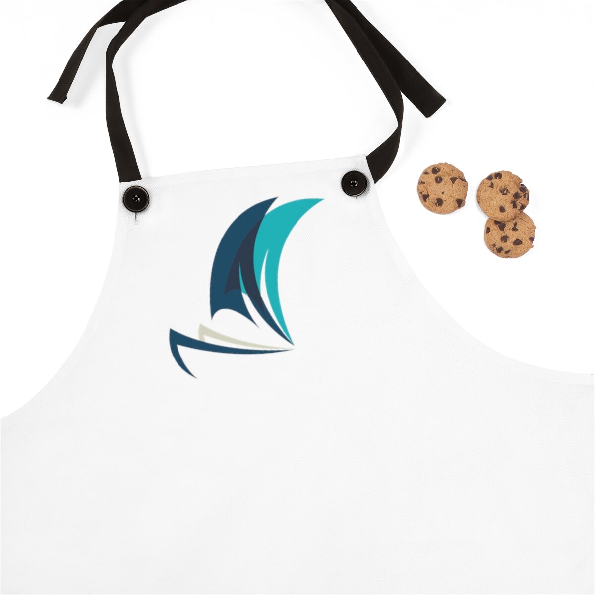 Apron with Cooks Bay Sailboat Logo