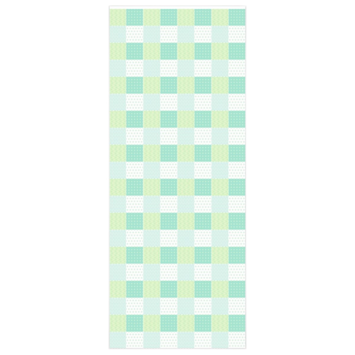 Wrapping Paper Lime Lake Pattern Nautical