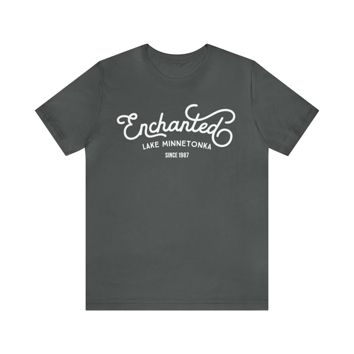Lake Life Enchanted, Lake Minnetonka Since 1987, Unisex Super Soft Short Sleeve Tee