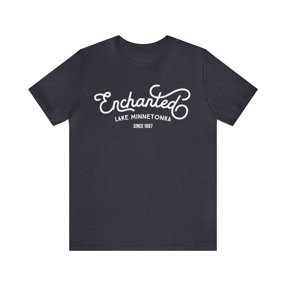 Lake Life Enchanted, Lake Minnetonka Since 1987, Unisex Super Soft Short Sleeve Tee
