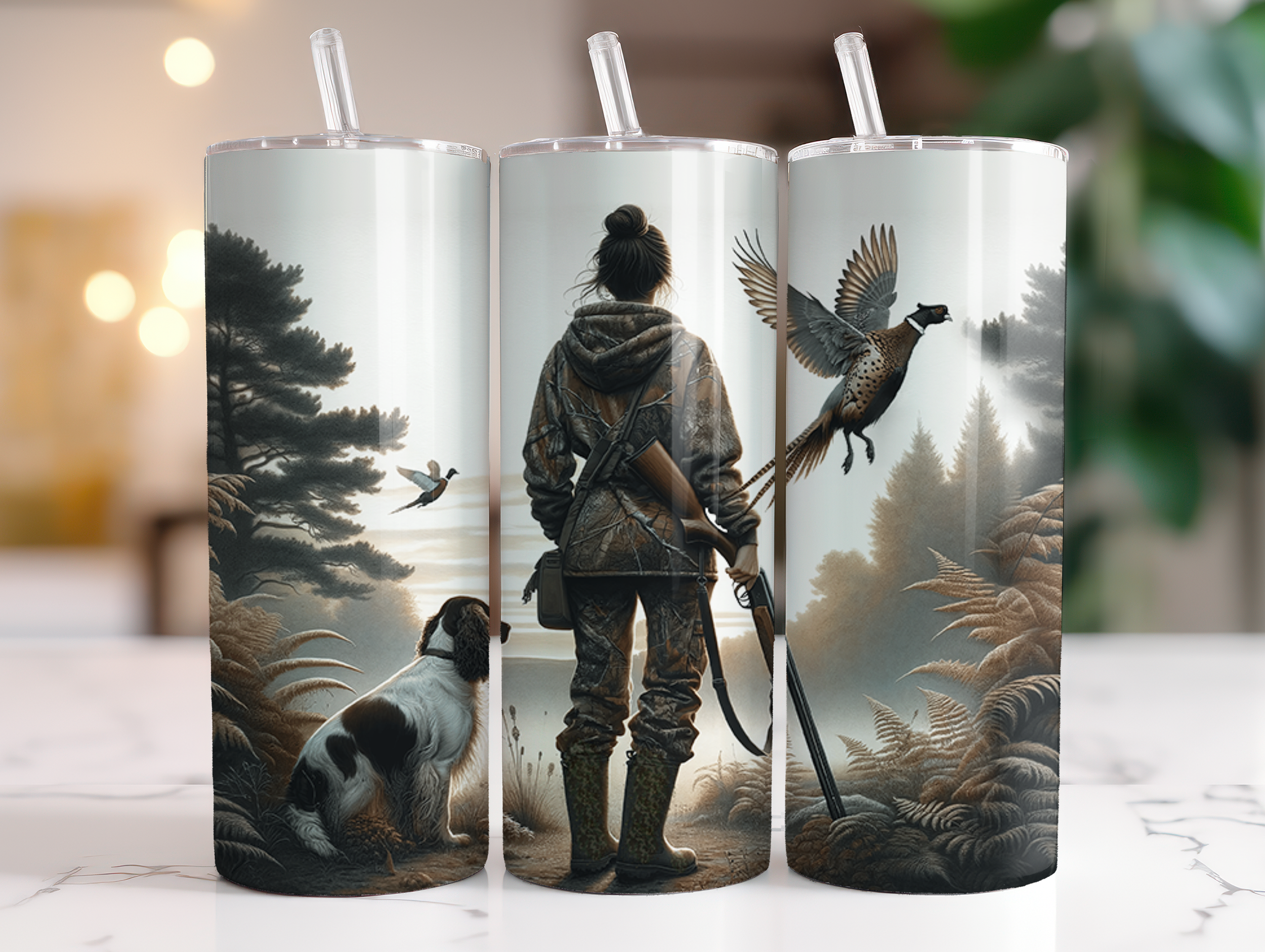 Pheasant Hunter English Springer Spaniel_Hunting-Tumbler Mockup.png