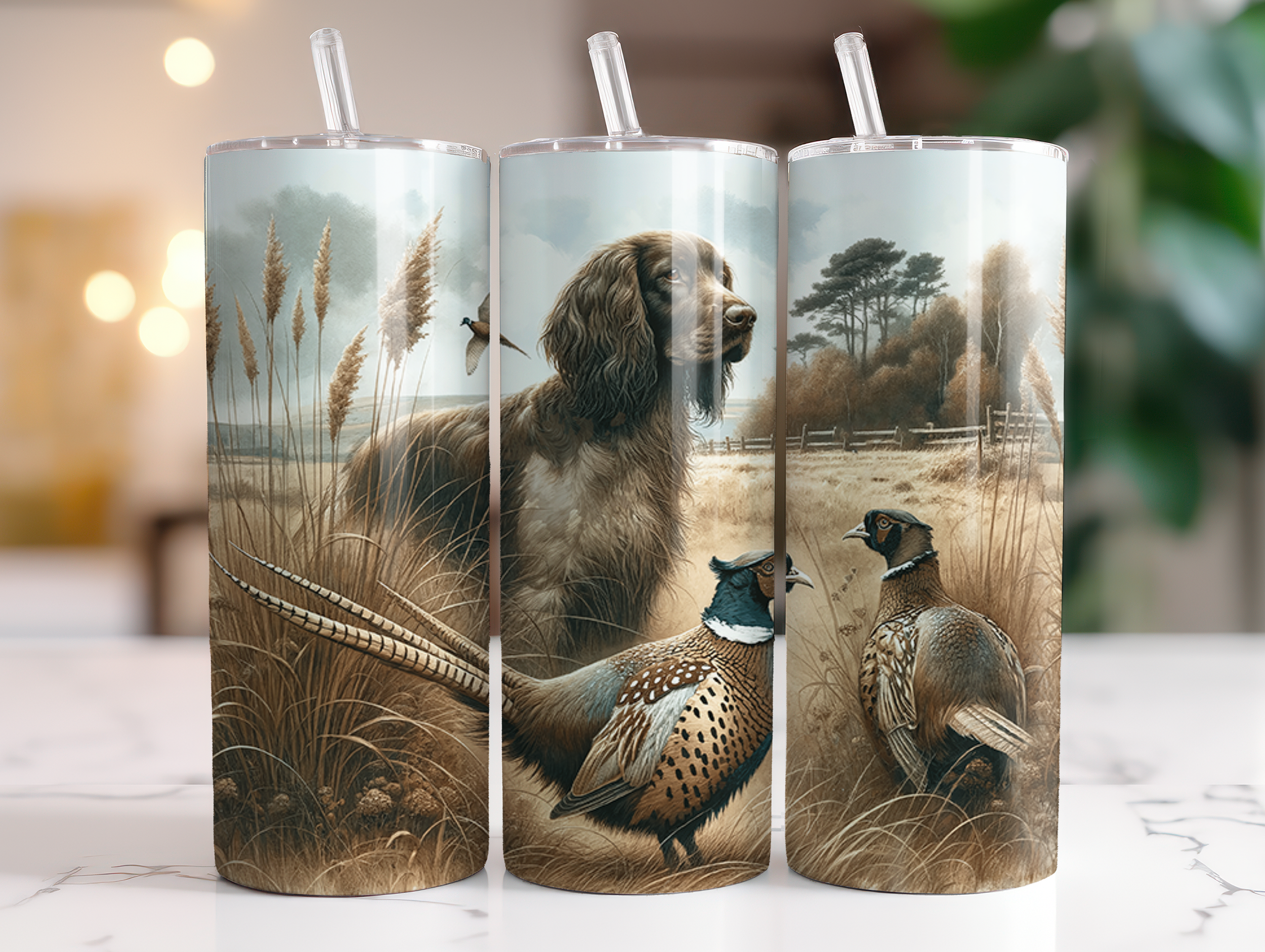 Boykin Spaniel Pheasants_Hunting-Tumbler Mockup.png